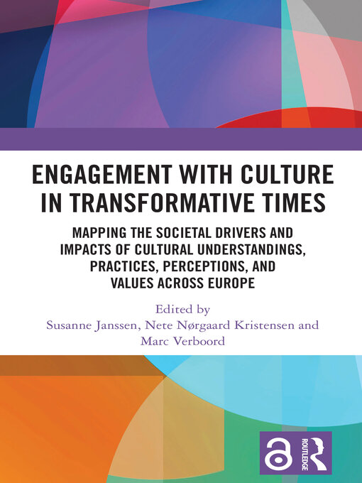 Title details for Engagement with Culture in Transformative Times by Susanne Janssen - Available